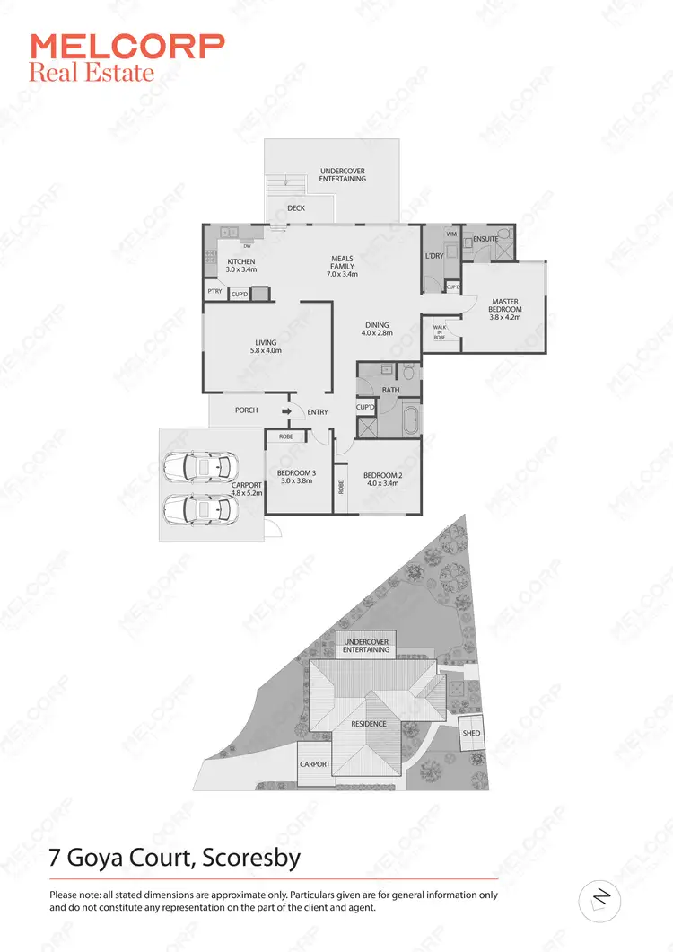 Floorplan of Homely house listing, 7 Goya Court, Scoresby VIC 3179