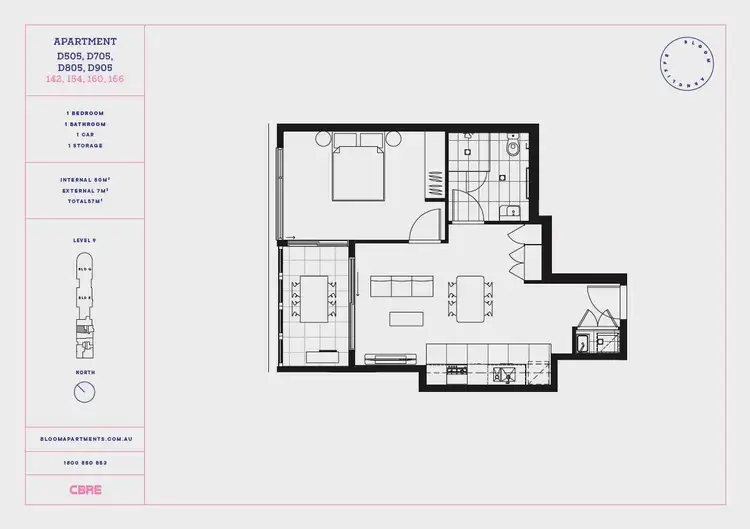 Floorplan of Homely apartment listing, 148/213 Princes Highway, Arncliffe NSW 2205