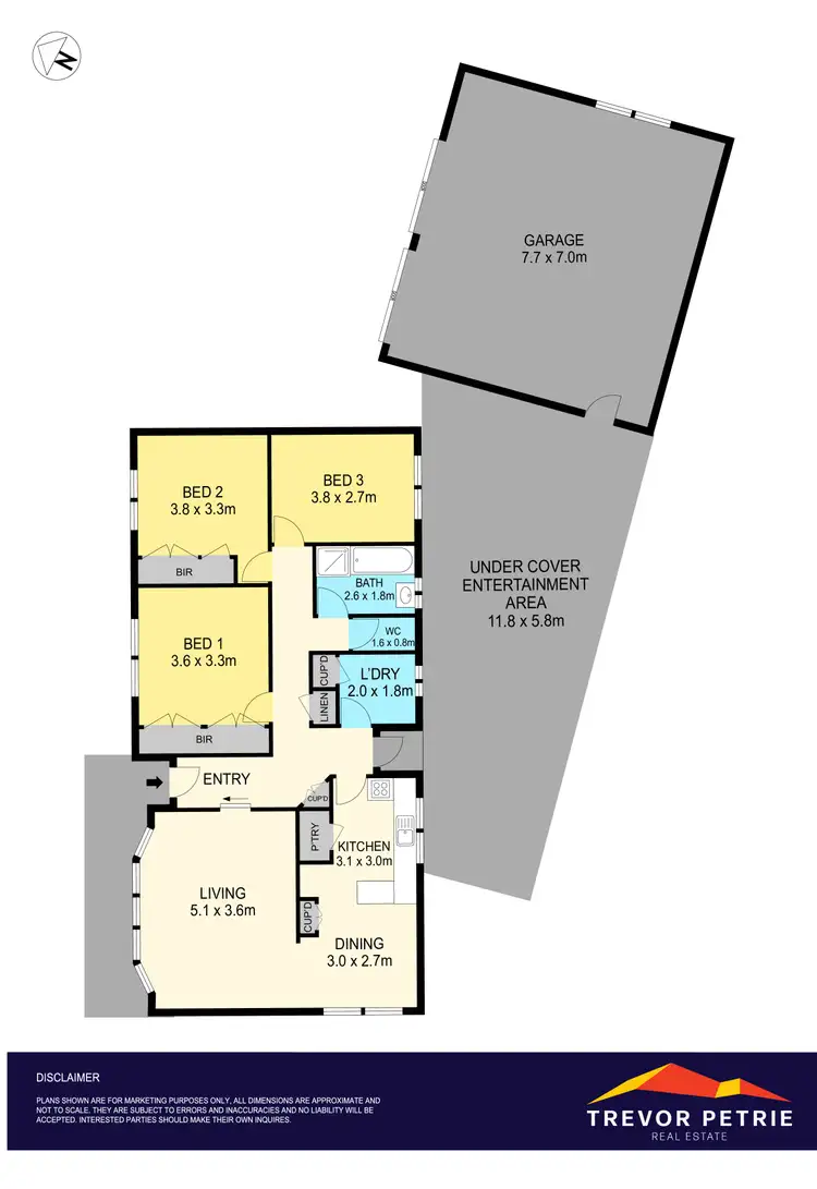 Floorplan of Homely house listing, 24 Carpenter Street, Wendouree VIC 3355