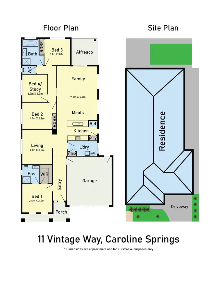 Floorplan of Homely house listing, 11 Vintage Way, Caroline Springs VIC 3023