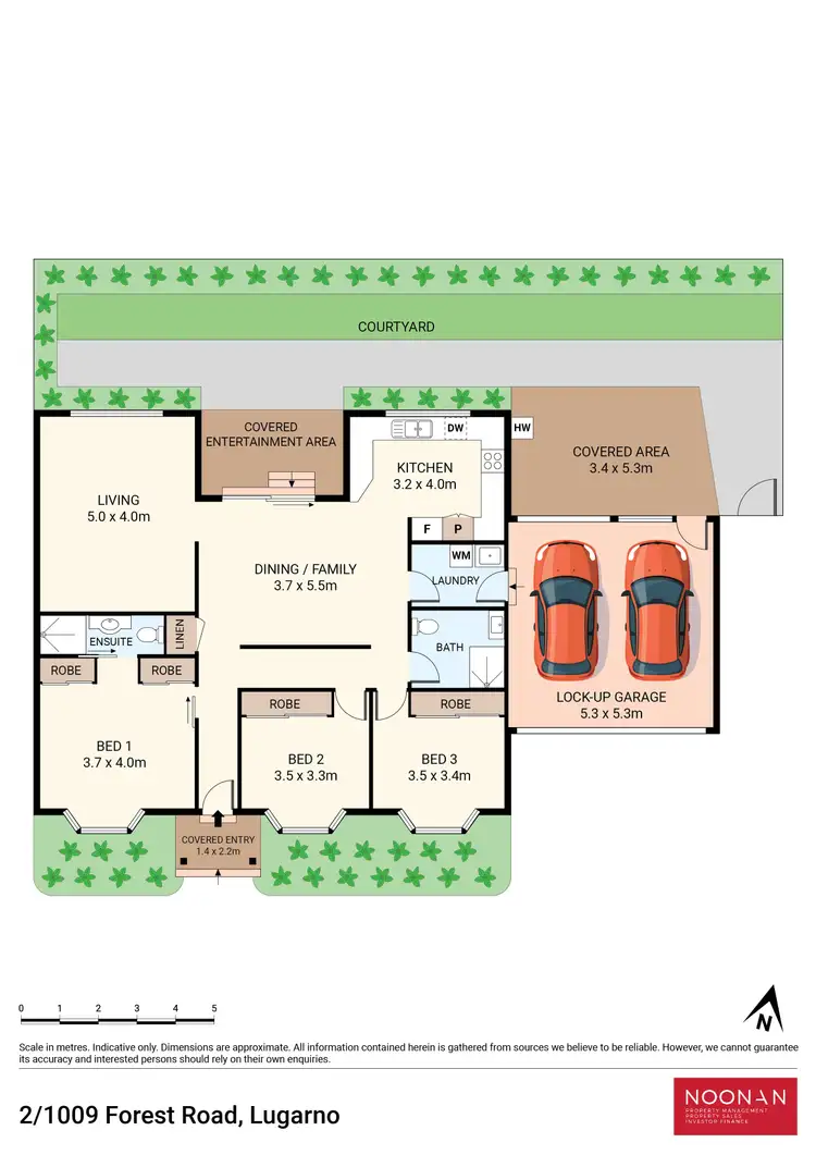 Floorplan of Homely villa listing, 2/1009 Forest Road, Lugarno NSW 2210