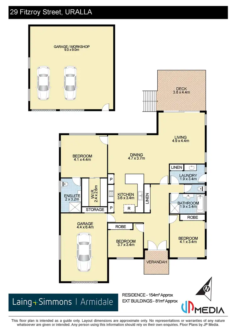 Floorplan of Homely house listing, 29 Fitzroy Street, Uralla NSW 2358