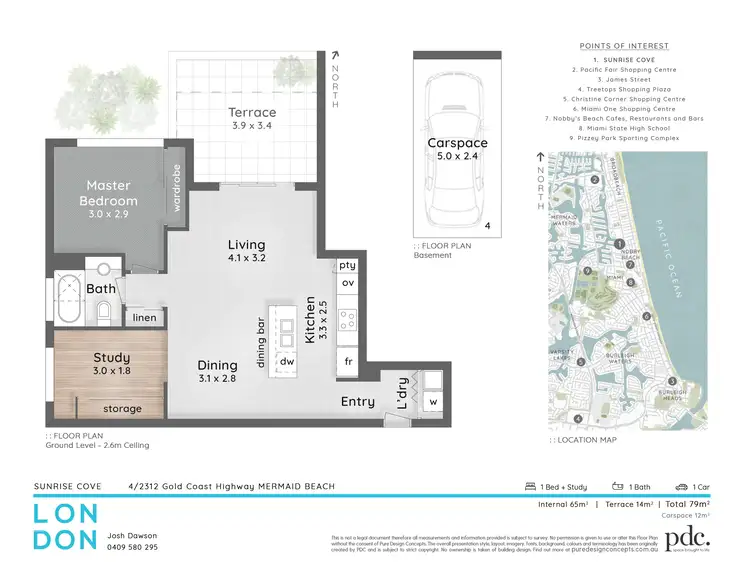 Floorplan of Homely apartment listing, 4/2312 Gold Coast Highway, Mermaid Beach QLD 4218