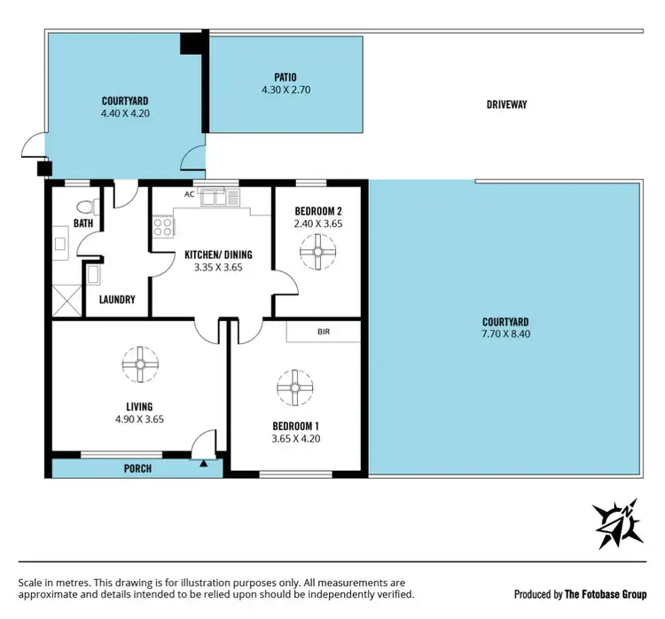 Floorplan of Homely unit listing, 1/6 Bartholomew Street, Richmond SA 5033