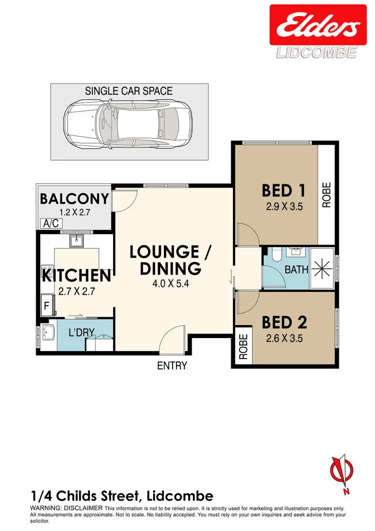 Floorplan of Homely apartment listing, 1/4 Childs Street, Lidcombe NSW 2141