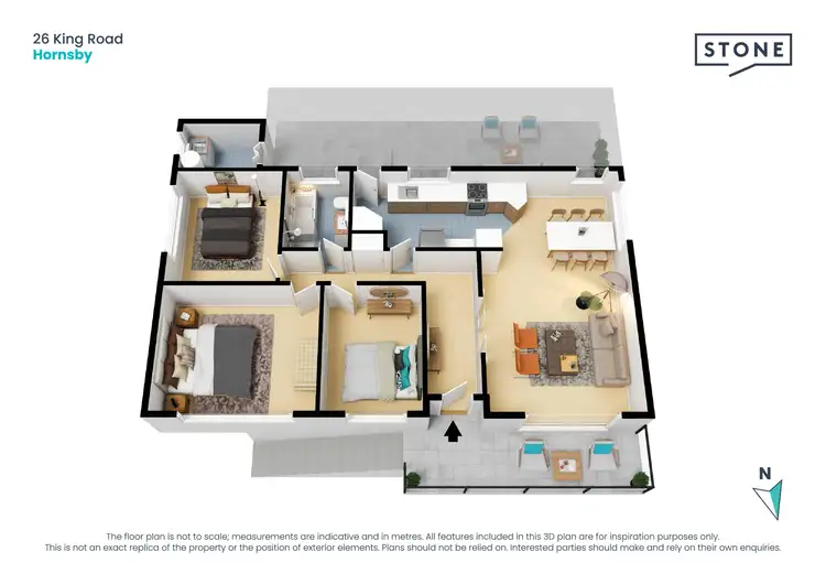 Floorplan of Homely house listing, 26 King Road, Hornsby NSW 2077