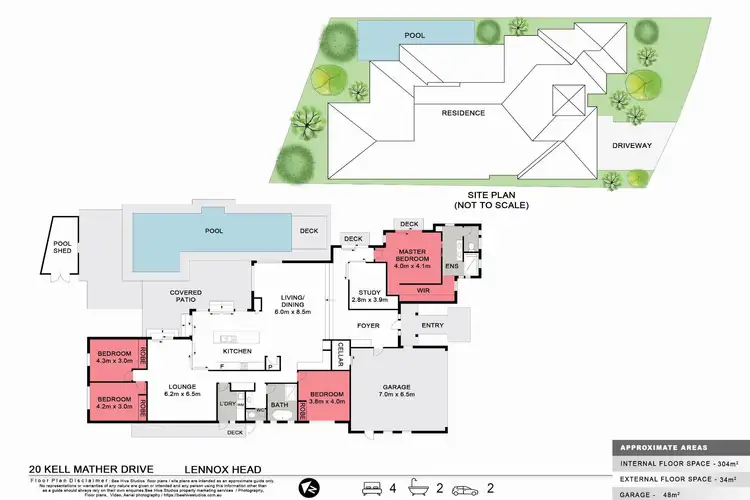 Floorplan of Homely house listing, 20 Kell Mather Drive, Lennox Head NSW 2478