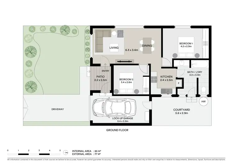 Floorplan of Homely villa listing, 1/18 Mclaurin Road, Umina Beach NSW 2257