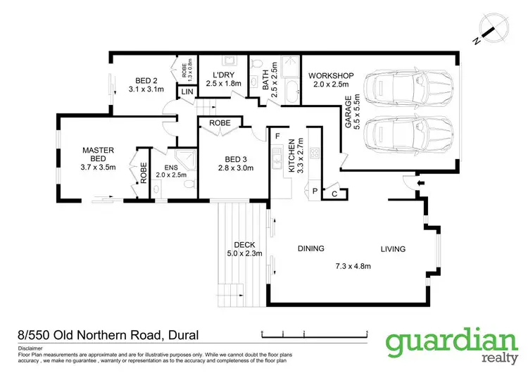 Floorplan of Homely villa listing, 8/550 Old Northern Road, Dural NSW 2158