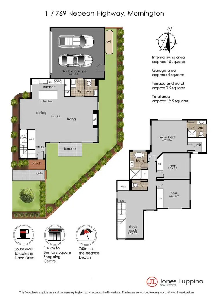 Floorplan of Homely house listing, 1/769 Nepean Highway, Mornington VIC 3931