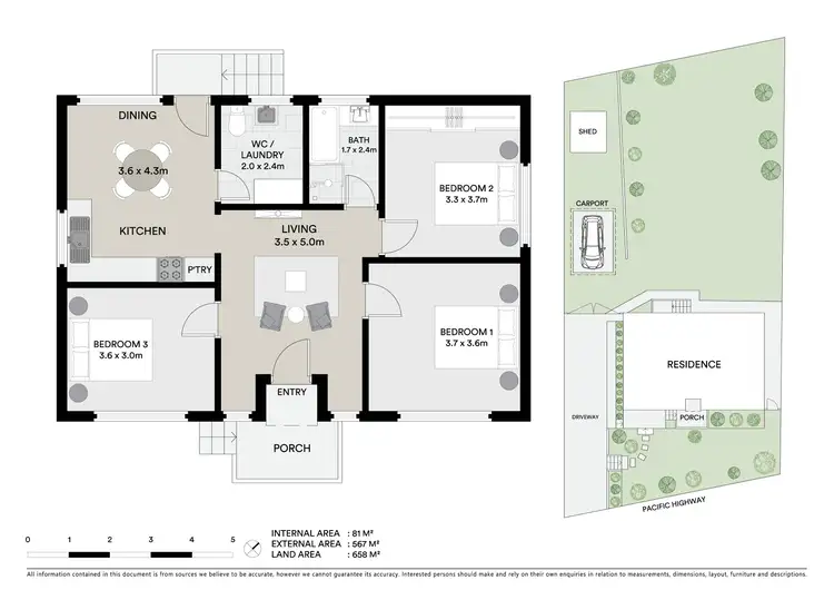 Floorplan of Homely house listing, 636 Pacific Highway, Narara NSW 2250