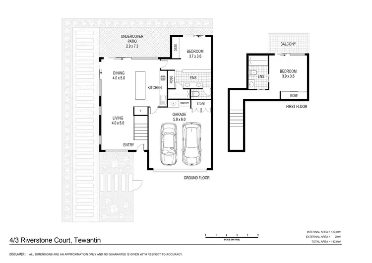 Floorplan of Homely townhouse listing, 4/3 Riverstone Court, Tewantin QLD 4565