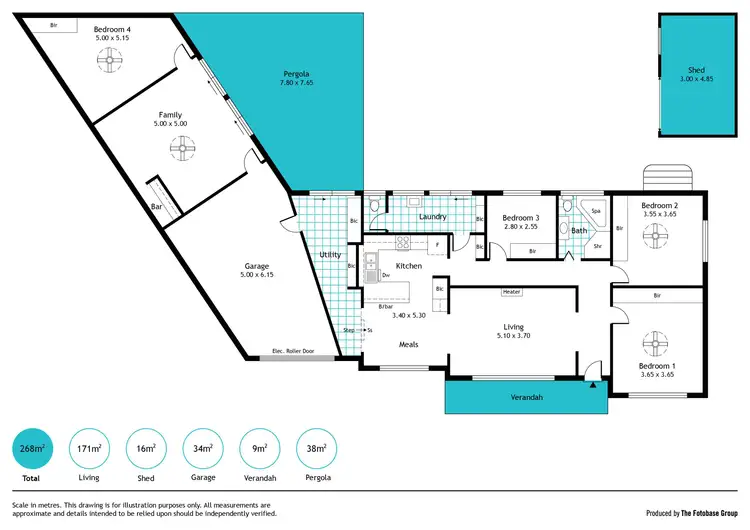 Floorplan of Homely house listing, 12 Pape Crescent, Netley SA 5037