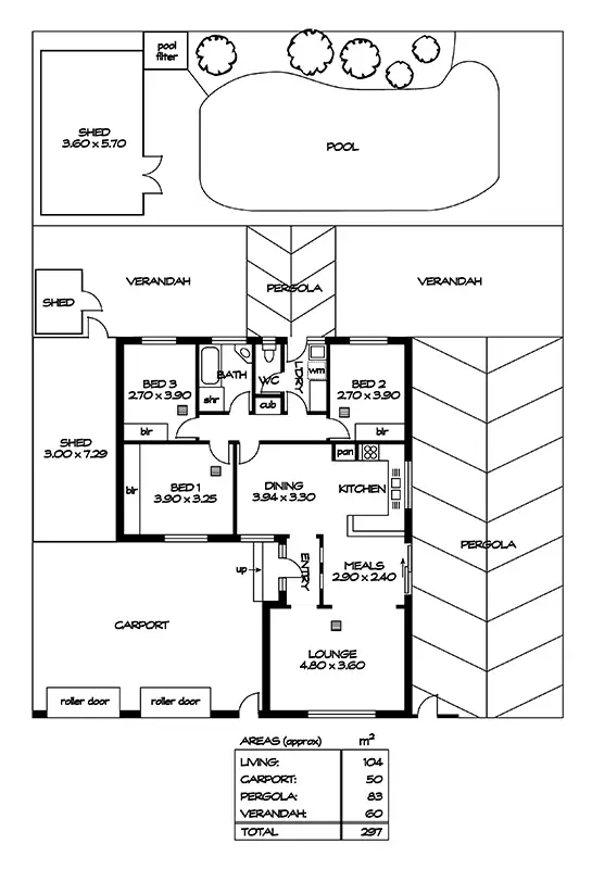 Floorplan of Homely house listing, 54 Tintara Road, Paralowie SA 5108