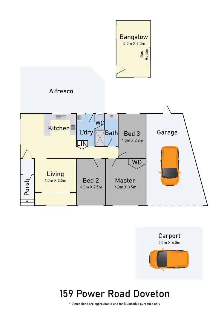 Floorplan of Homely house listing, 159 Power Road, Doveton VIC 3177