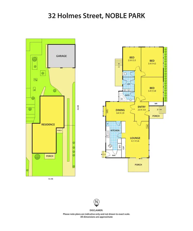 Floorplan of Homely house listing, 32 Holmes Street, Noble Park VIC 3174