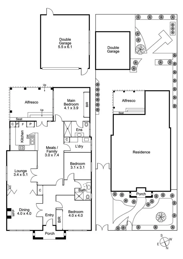 Floorplan of Homely house listing, 210 Mansfield Street, Thornbury VIC 3071