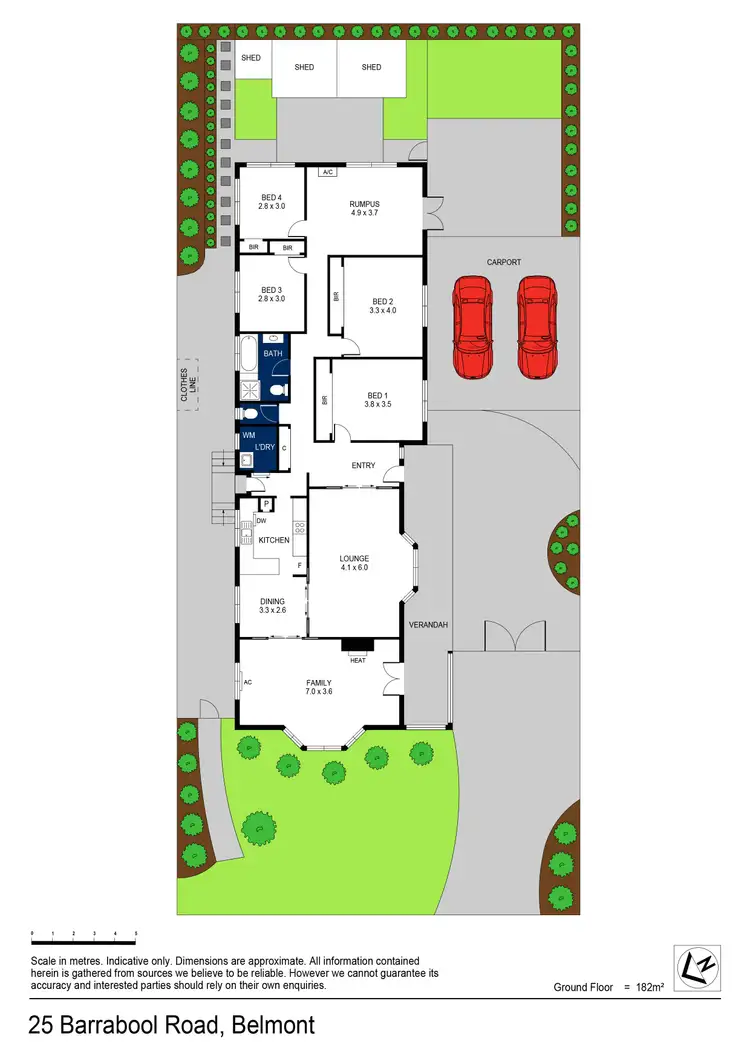Floorplan of Homely house listing, 25 Barrabool Road, Belmont VIC 3216