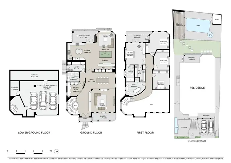 Floorplan of Homely house listing, 4 Whitfield Parade, Hurstville Grove NSW 2220