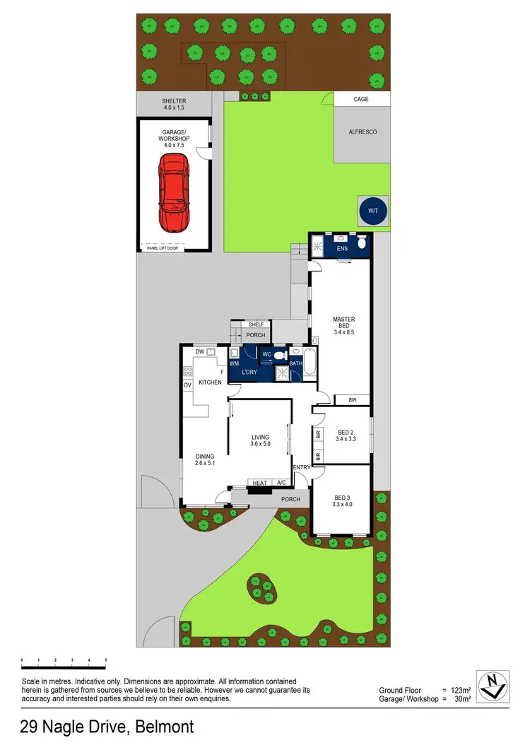 Floorplan of Homely house listing, 29 Nagle Drive, Belmont VIC 3216