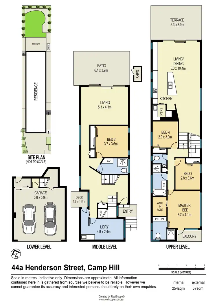 Floorplan of Homely house listing, 44a Henderson Street, Camp Hill QLD 4152