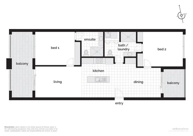 Floorplan of Homely apartment listing, 7/135 Limestone Avenue, Braddon ACT 2612