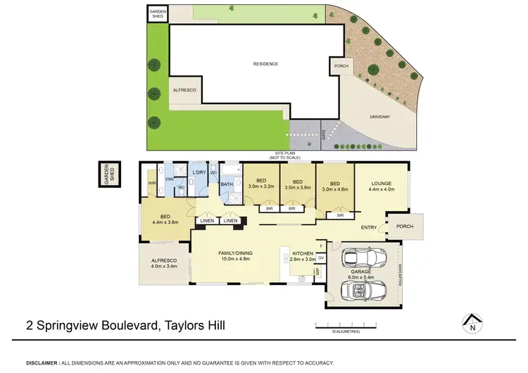 Floorplan of Homely house listing, 2 Springview Boulevard, Taylors Hill VIC 3037