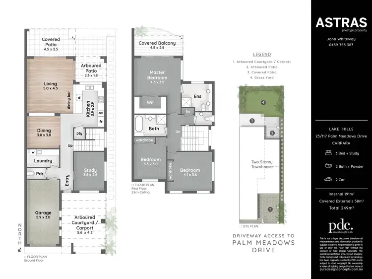 Floorplan of Homely semi-detached listing, 23/117 Palm Meadows Drive, Carrara QLD 4211