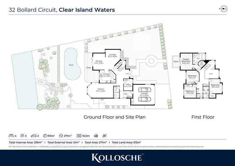 Floorplan of Homely house listing, 32 Bollard Circuit, Clear Island Waters QLD 4226