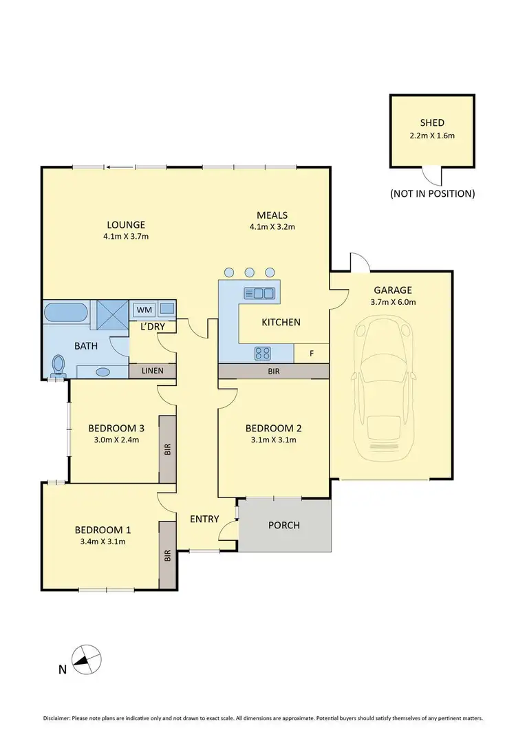 Floorplan of Homely unit listing, 16/42 Mitchells Lane, Sunbury VIC 3429