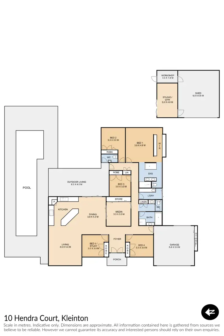 Floorplan of Homely house listing, 10 Hendra Court, Kleinton QLD 4352