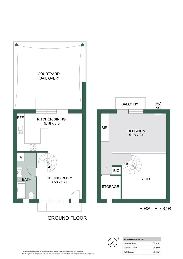 Floorplan of Homely unit listing, 3/177 Childers Street, North Adelaide SA 5006