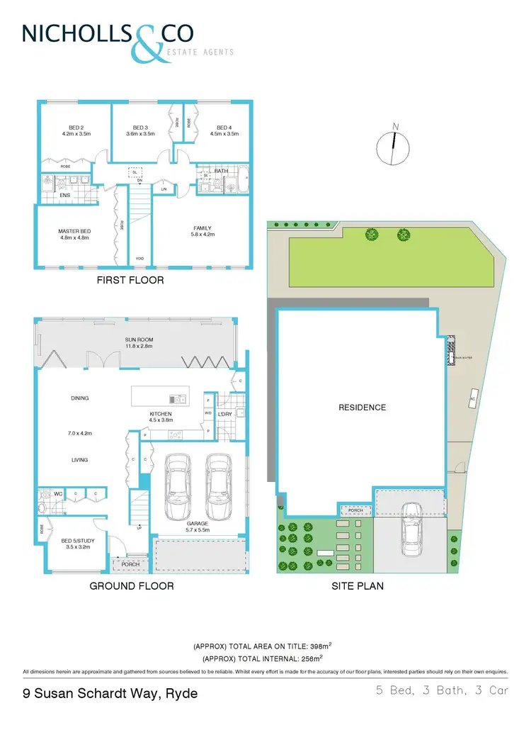 Floorplan of Homely house listing, 9 Susan Schardt Way, Ryde NSW 2112