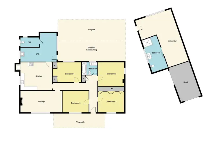 Floorplan of Homely house listing, 2 Rogers Street, Maryborough VIC 3465