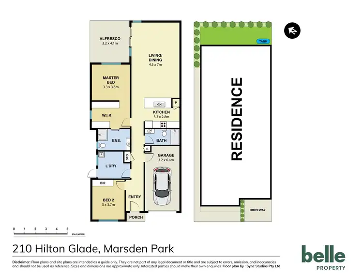 Floorplan of Homely house listing, 210 Hilton Glade, Marsden Park NSW 2765