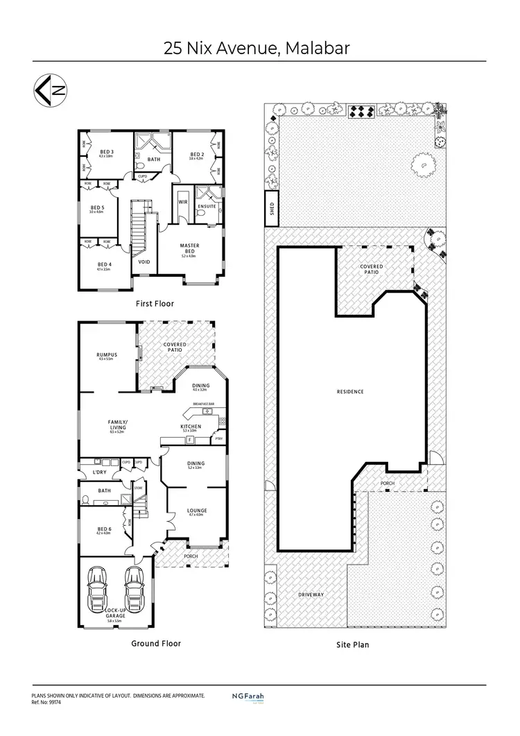 Floorplan of Homely house listing, 25 Nix Avenue, Malabar NSW 2036