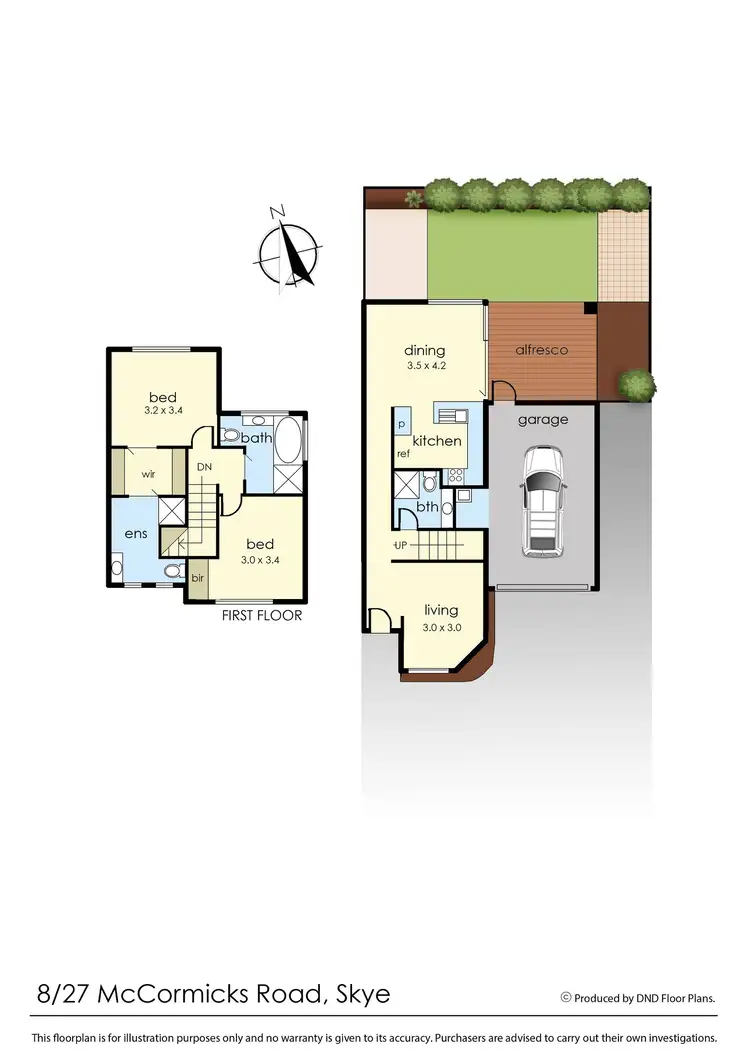 Floorplan of Homely unit listing, 8/27 McCormicks Road, Carrum Downs VIC 3201