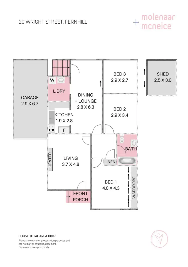 Floorplan of Homely house listing, 29 Wright Street, Fernhill NSW 2519