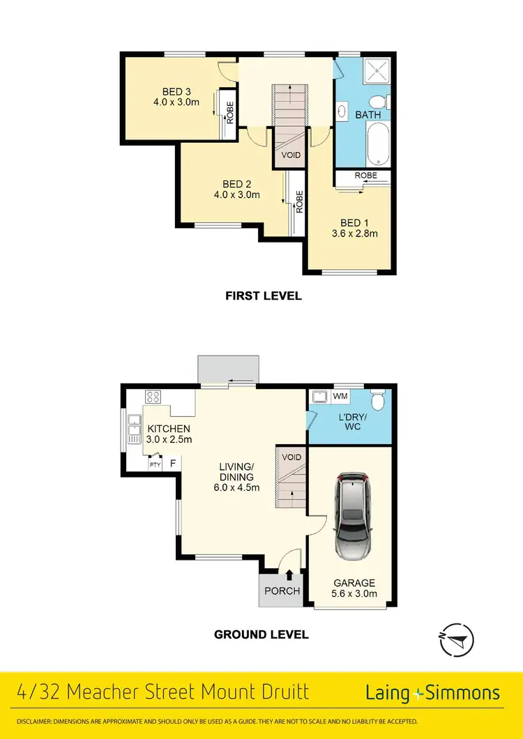 Floorplan of Homely townhouse listing, 4/32 Meacher Street, Mount Druitt NSW 2770