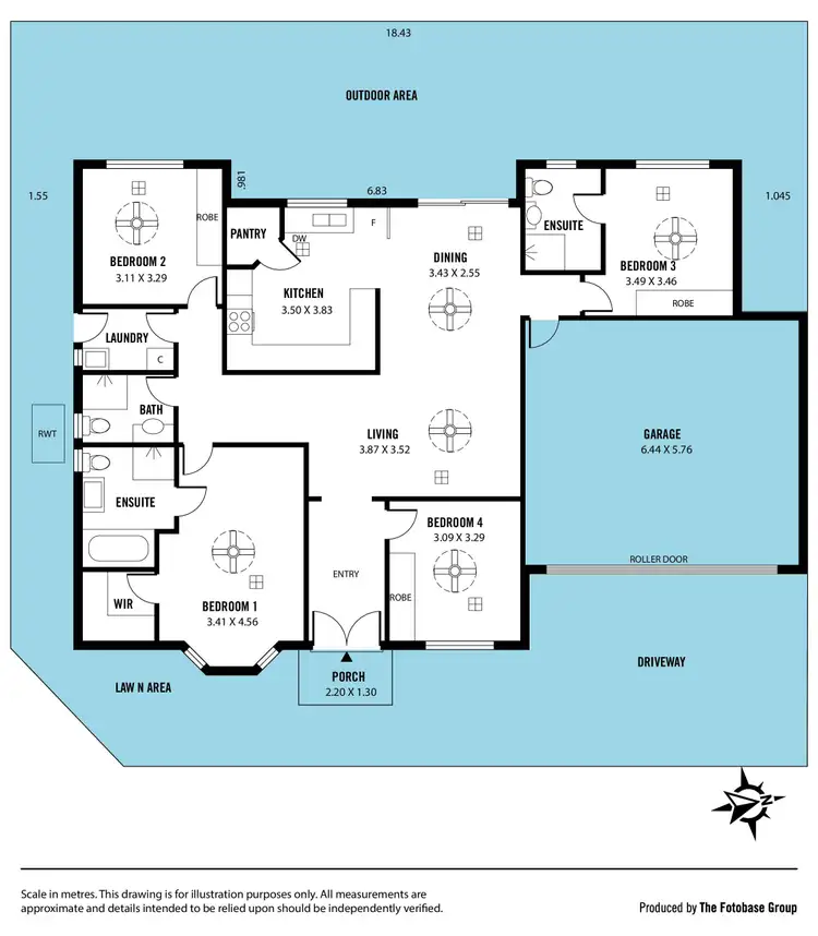 Floorplan of Homely house listing, 12 Harcourt Terrace, Modbury SA 5092
