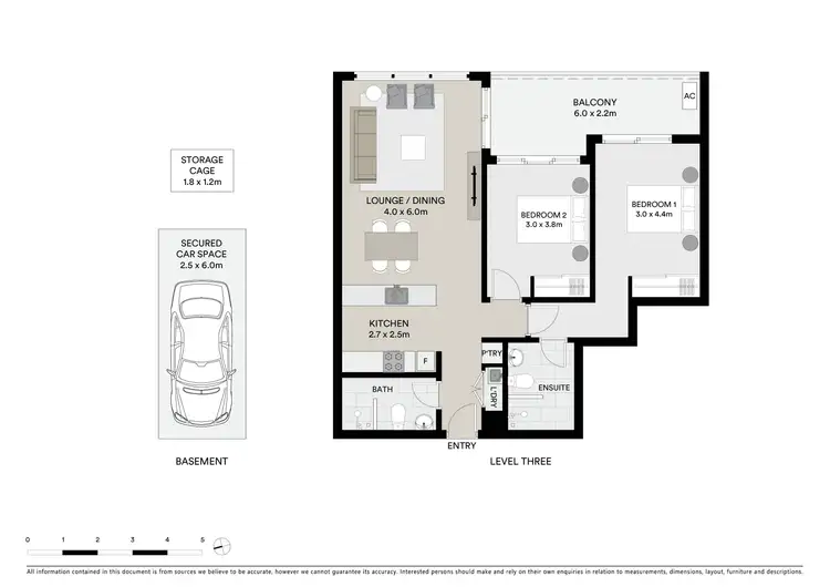 Floorplan of Homely apartment listing, 305/3 Garrigarrang Avenue, Kogarah NSW 2217