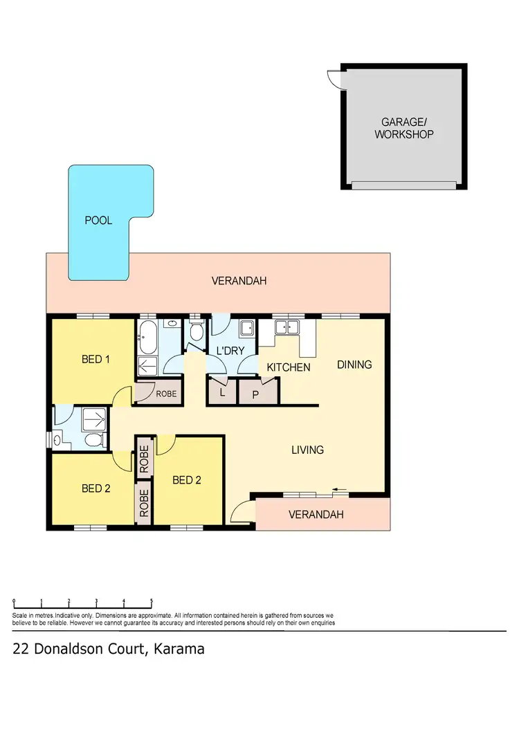 Floorplan of Homely house listing, 22 Donaldson Court, Karama NT 812
