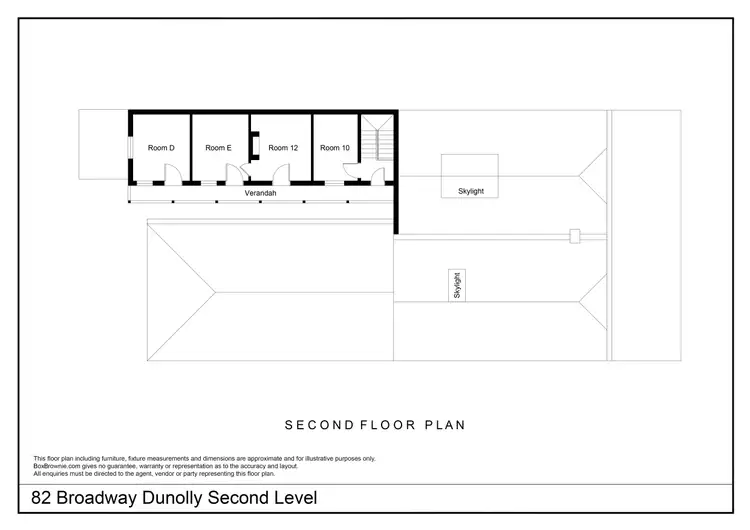 Floorplan of Homely house listing, 82 Broadway, Dunolly VIC 3472
