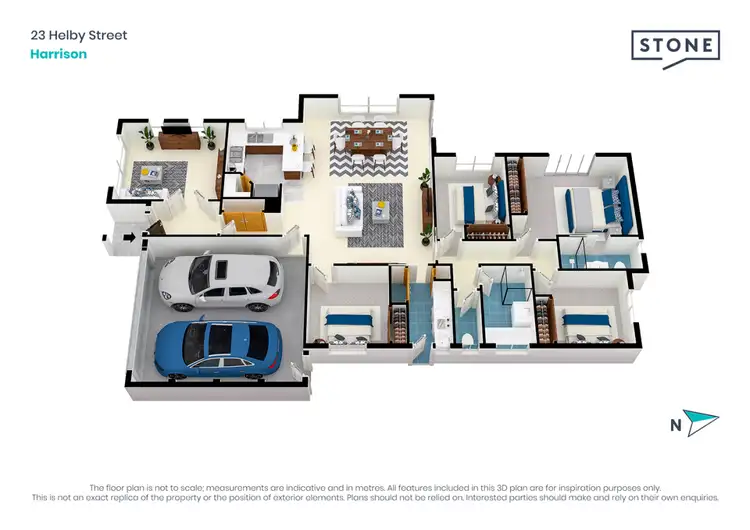 Floorplan of Homely house listing, 23 Helby Street, Harrison ACT 2914