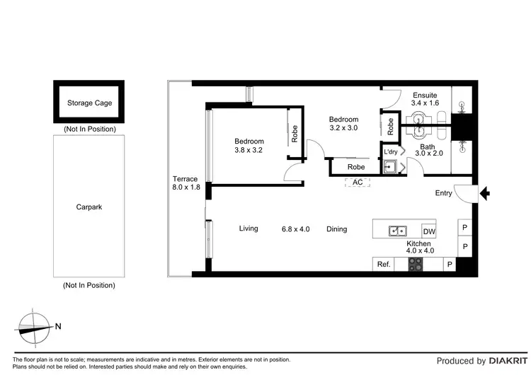 Floorplan of Homely apartment listing, 110/8 Power Avenue, Ashwood VIC 3147