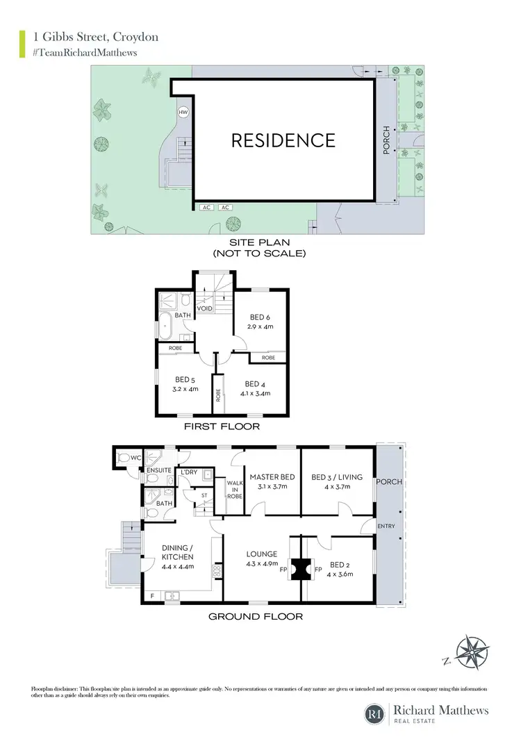 Floorplan of Homely house listing, 1 Gibbs Street, Croydon NSW 2132