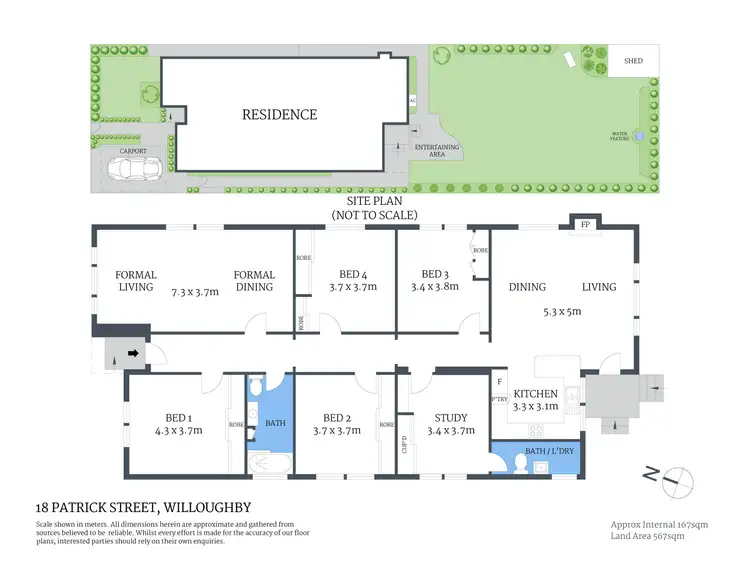 Floorplan of Homely house listing, 18 Patrick Street, Willoughby NSW 2068
