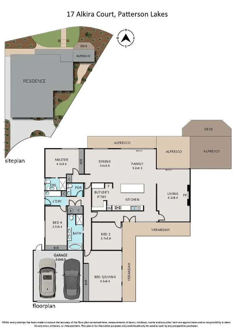Floorplan of Homely house listing, 17 Alkira Court, Patterson Lakes VIC 3197