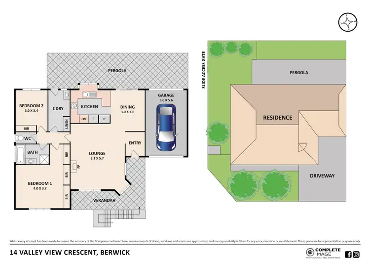 Floorplan of Homely house listing, 14 Valley View Crescent, Berwick VIC 3806