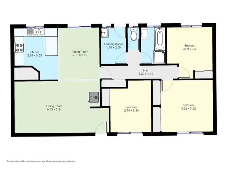 Floorplan of Homely rural property listing, 43 Silby Road, Black Range NSW 2550